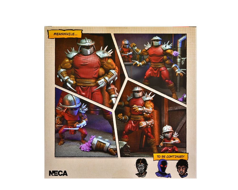 Teenage Mutant Ninja Turtles (Mirage Comics) Action Figure Shredder Clone & Mini Shredder (Deluxe) 18 cm