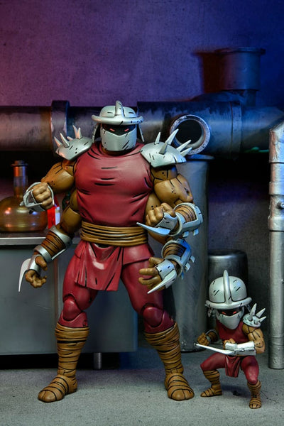 Teenage Mutant Ninja Turtles (Mirage Comics) Action Figure Shredder Clone & Mini Shredder (Deluxe) 18 cm