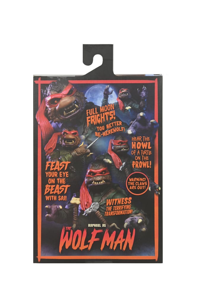 Universal Monsters x Teenage Mutant Ninja Turtles Action Figure Ultimate Raphael as The Wolfman 18 cm