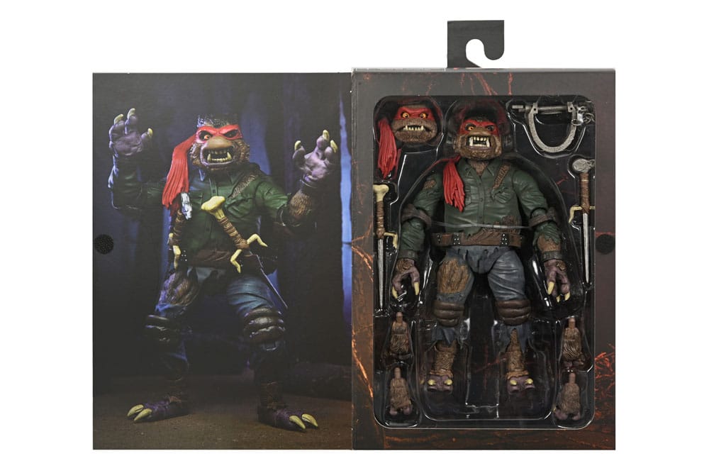 Universal Monsters x Teenage Mutant Ninja Turtles Action Figure Ultimate Raphael as The Wolfman 18 cm