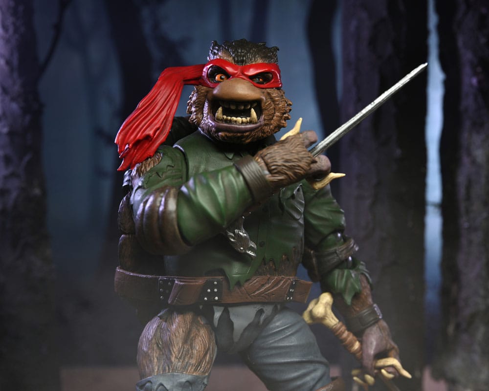 Universal Monsters x Teenage Mutant Ninja Turtles Action Figure Ultimate Raphael as The Wolfman 18 cm