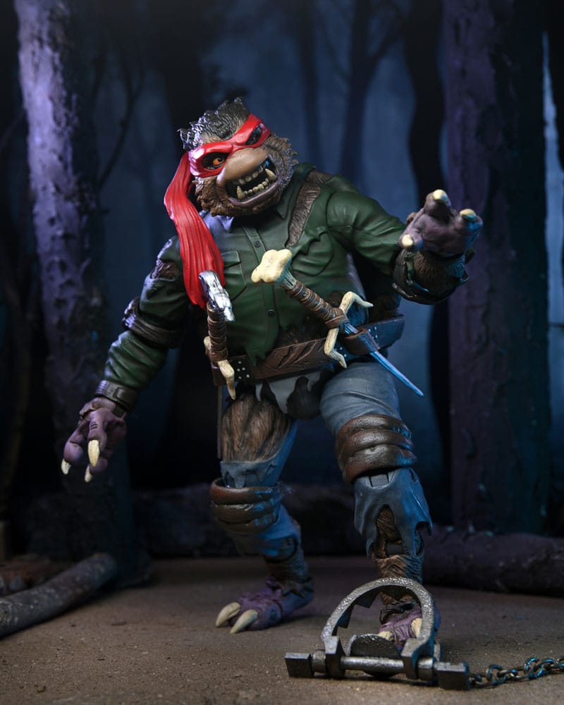 Universal Monsters x Teenage Mutant Ninja Turtles Action Figure Ultimate Raphael as The Wolfman 18 cm