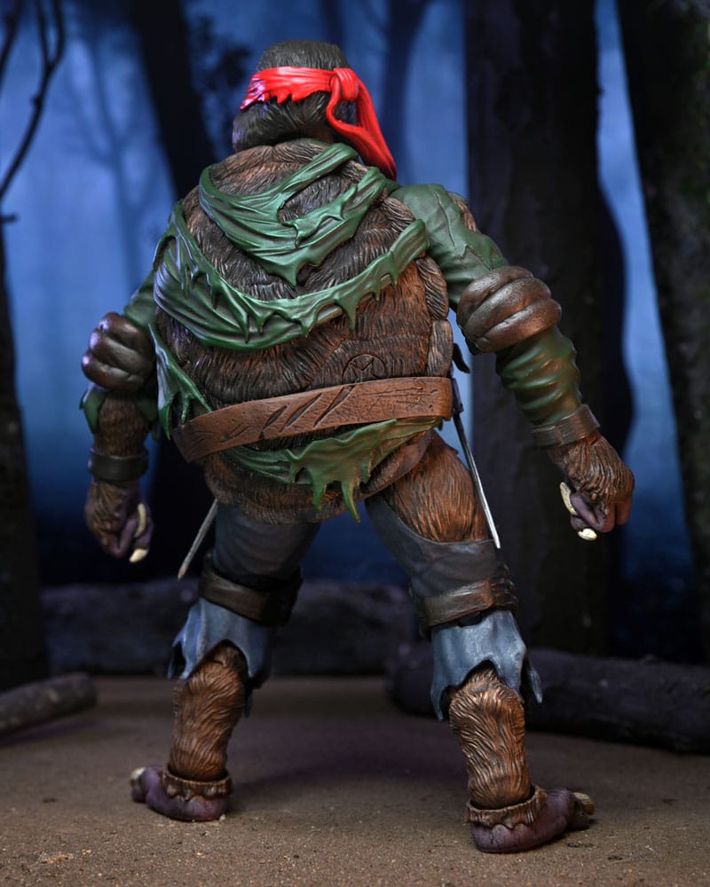 Universal Monsters x Teenage Mutant Ninja Turtles Action Figure Ultimate Raphael as The Wolfman 18 cm