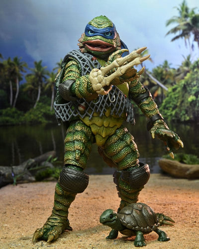 Universal Monsters/Teenage Mutant Ninja Turtles Action Figure Leonardo as the Creature 18 cm