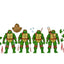 Teenage Mutant Ninja Turtles (Mirage Comics) 4-Pack Action Figures Leonardo, Raphael, Michelangelo, Donatello 18 cm