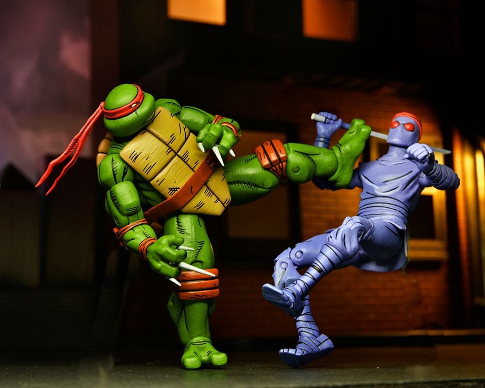 Teenage Mutant Ninja Turtles (Mirage Comics) 4-Pack Action Figures Leonardo, Raphael, Michelangelo, Donatello 18 cm