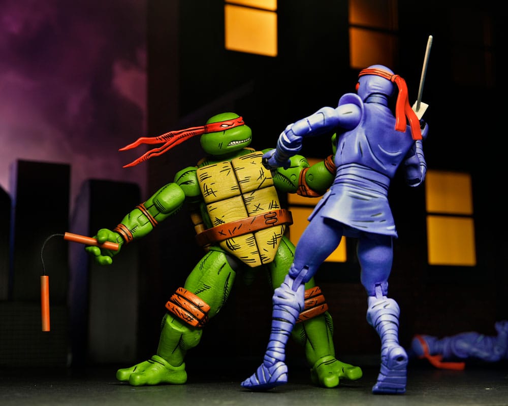 Teenage Mutant Ninja Turtles (Mirage Comics) 4-Pack Action Figures Leonardo, Raphael, Michelangelo, Donatello 18 cm