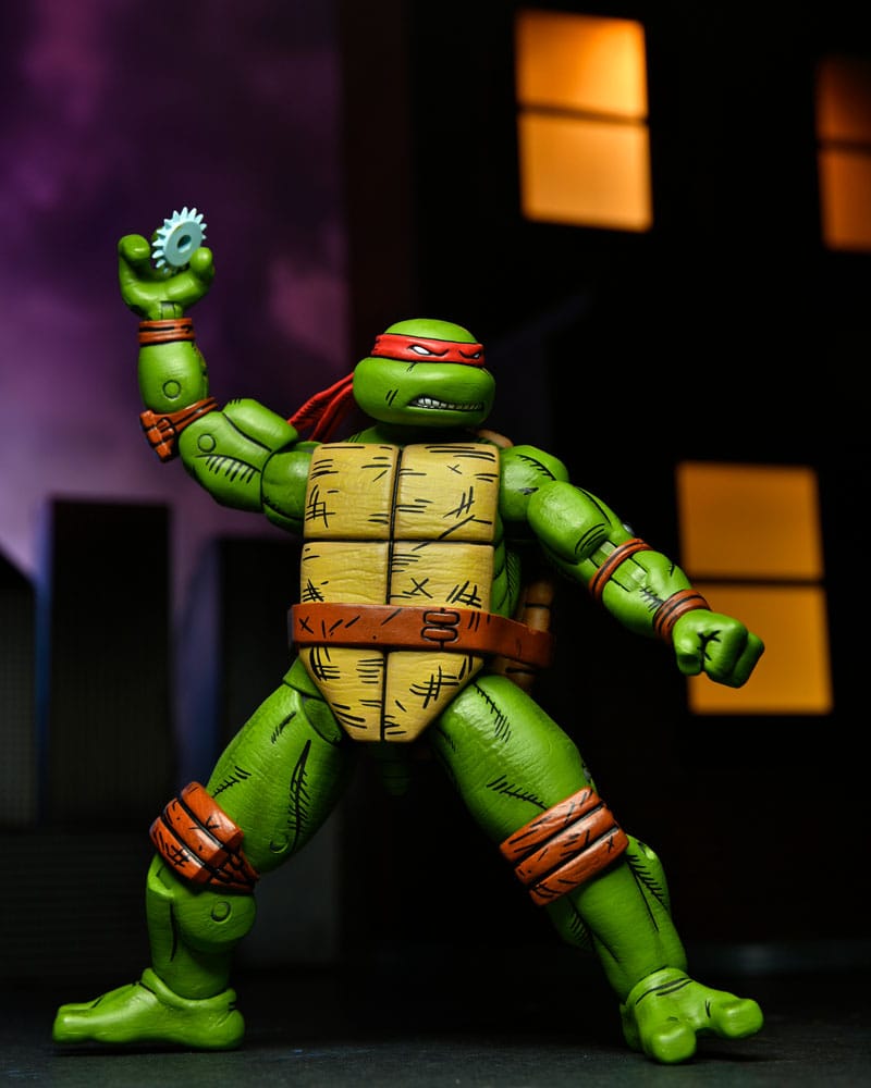Teenage Mutant Ninja Turtles (Mirage Comics) 4-Pack Action Figures Leonardo, Raphael, Michelangelo, Donatello 18 cm