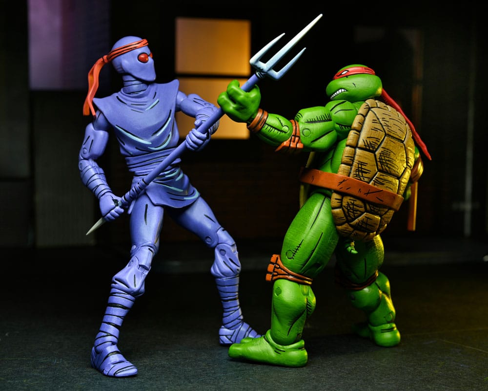 Teenage Mutant Ninja Turtles (Mirage Comics) 4-Pack Action Figures Leonardo, Raphael, Michelangelo, Donatello 18 cm