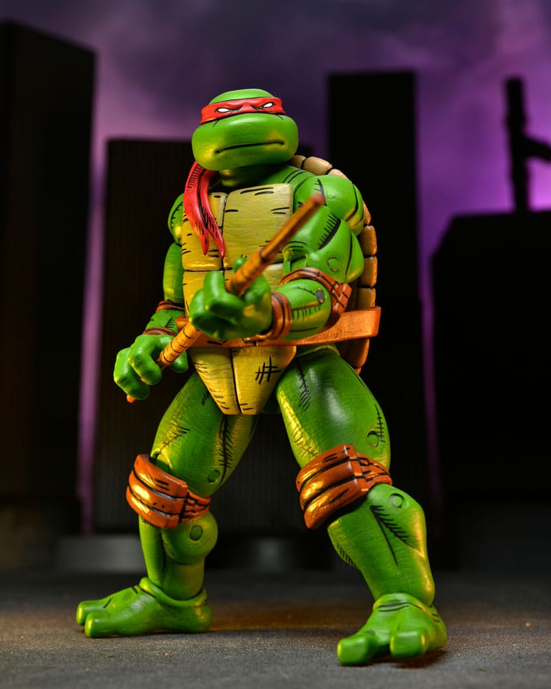 Teenage Mutant Ninja Turtles (Mirage Comics) 4-Pack Action Figures Leonardo, Raphael, Michelangelo, Donatello 18 cm