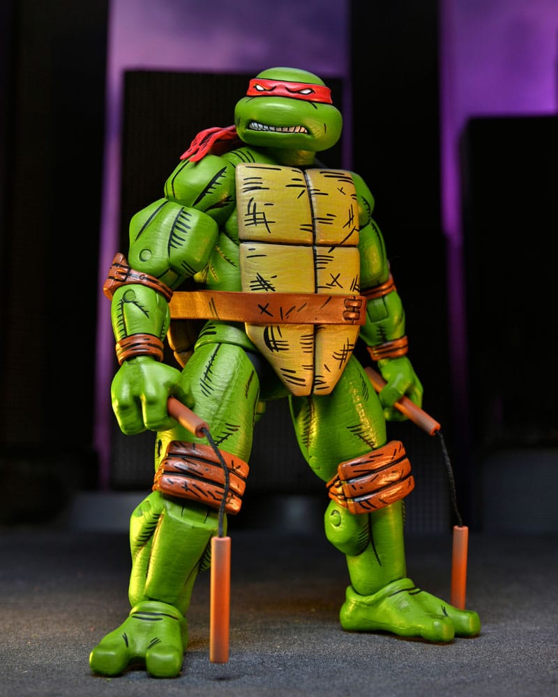 Teenage Mutant Ninja Turtles (Mirage Comics) 4-Pack Action Figures Leonardo, Raphael, Michelangelo, Donatello 18 cm