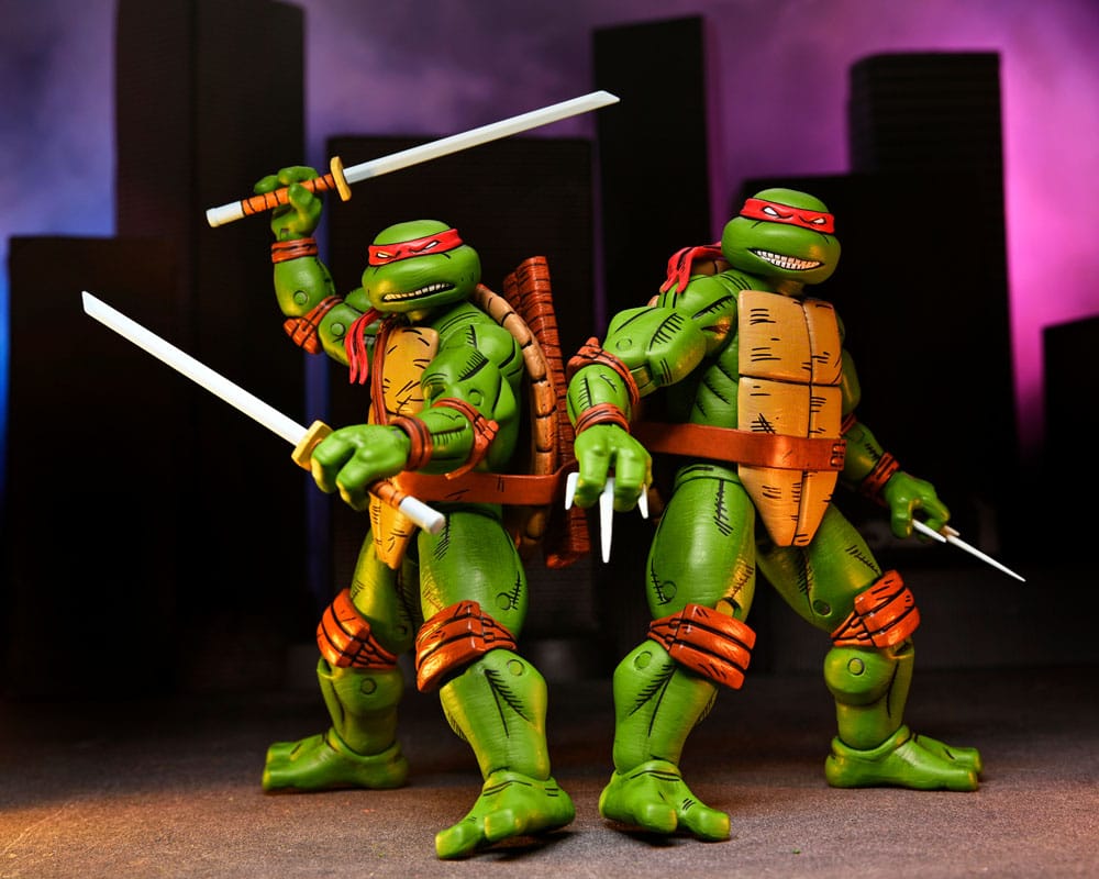 Teenage Mutant Ninja Turtles (Mirage Comics) 4-Pack Action Figures Leonardo, Raphael, Michelangelo, Donatello 18 cm