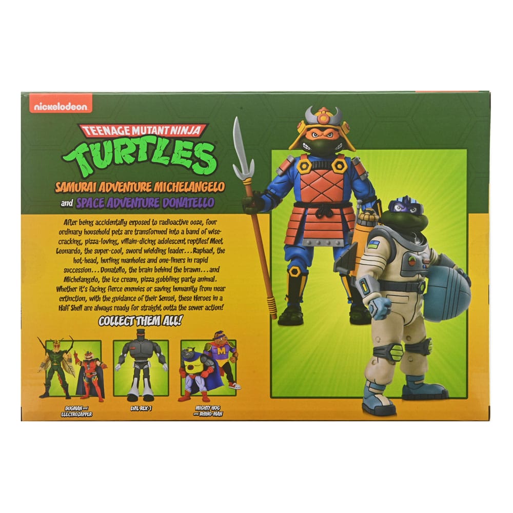 Teenage Mutant Ninja Turtles (Cartoon) Action Figure 2 Pack Space Adventure &amp; Samurai Turtles 18 cm