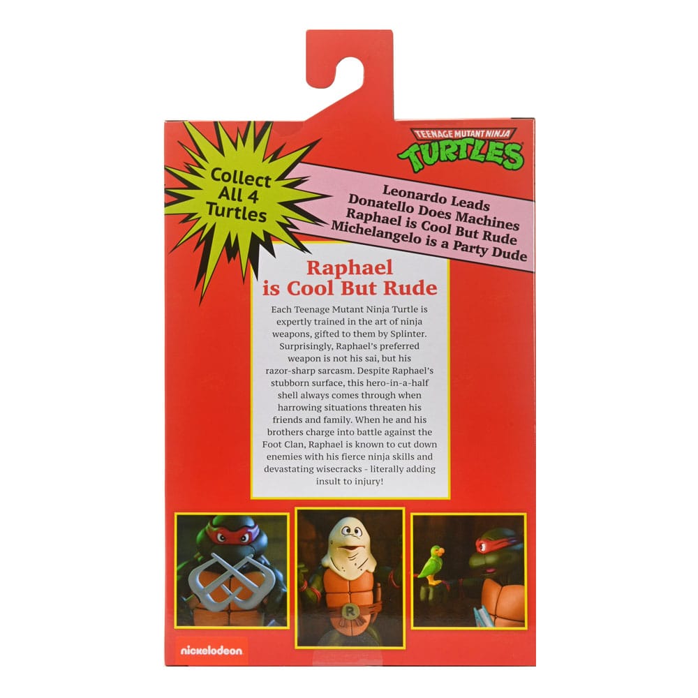 Teenage Mutant Ninja Turtles (Cartoon) Action Figure Ultimate Raphael VHS 18 cm