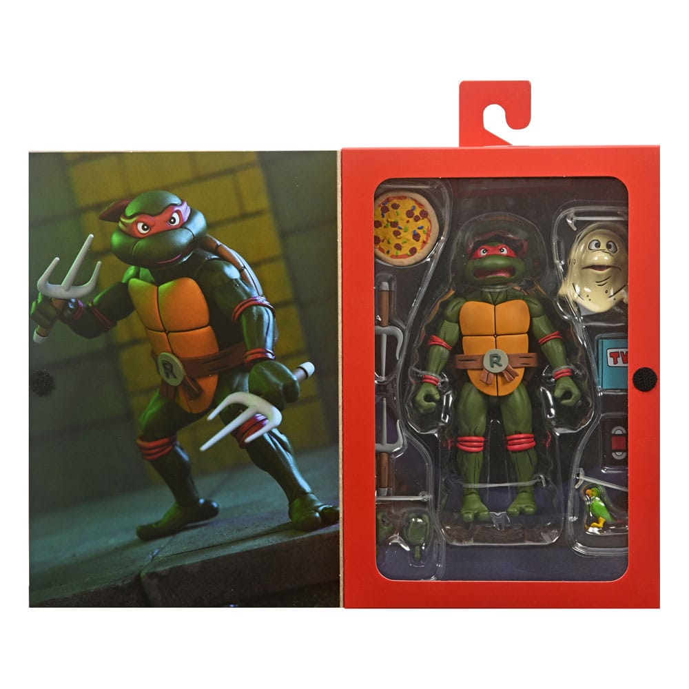 Teenage Mutant Ninja Turtles (Cartoon) Action Figure Ultimate Raphael VHS 18 cm