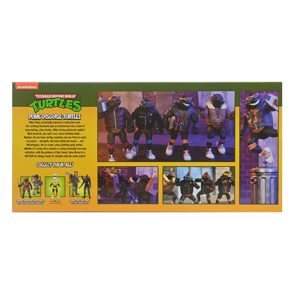 Teenage Mutant Ninja Turtles (Cartoon) Action Figures 4-Pack Punk Turtles 18 cm