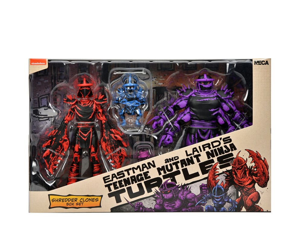 Teenage Mutant Ninja Turtles (Mirage Comics) Action Figures Shredder Clones Box Set 18 cm