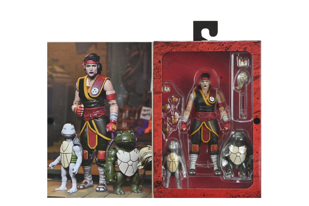 Teenage Mutant Ninja Turtles: The Last Ronin Action Figure Ultimate Casey Marie with Baby Odyn & Uno 17 cm