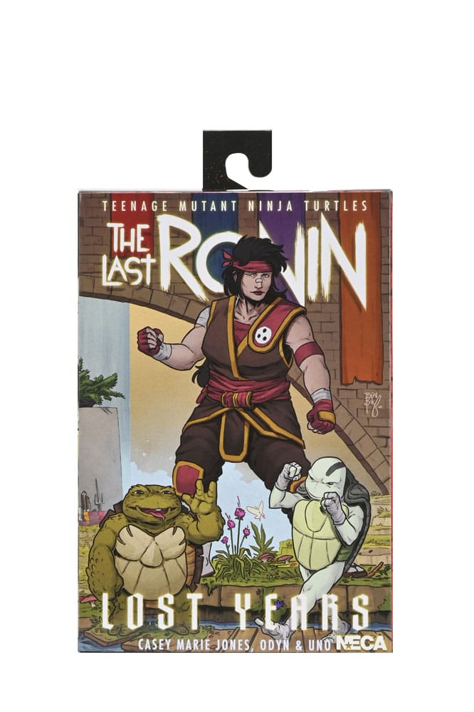 Teenage Mutant Ninja Turtles: The Last Ronin Action Figure Ultimate Casey Marie with Baby Odyn & Uno 17 cm