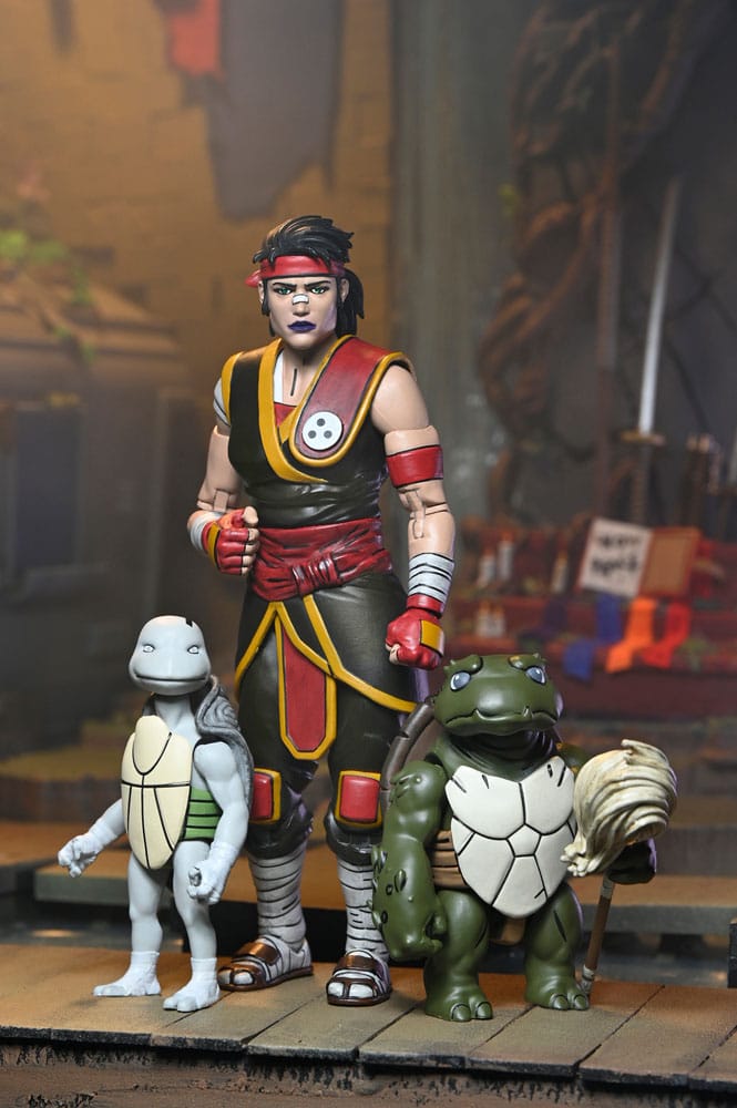 Teenage Mutant Ninja Turtles: The Last Ronin Action Figure Ultimate Casey Marie with Baby Odyn & Uno 17 cm