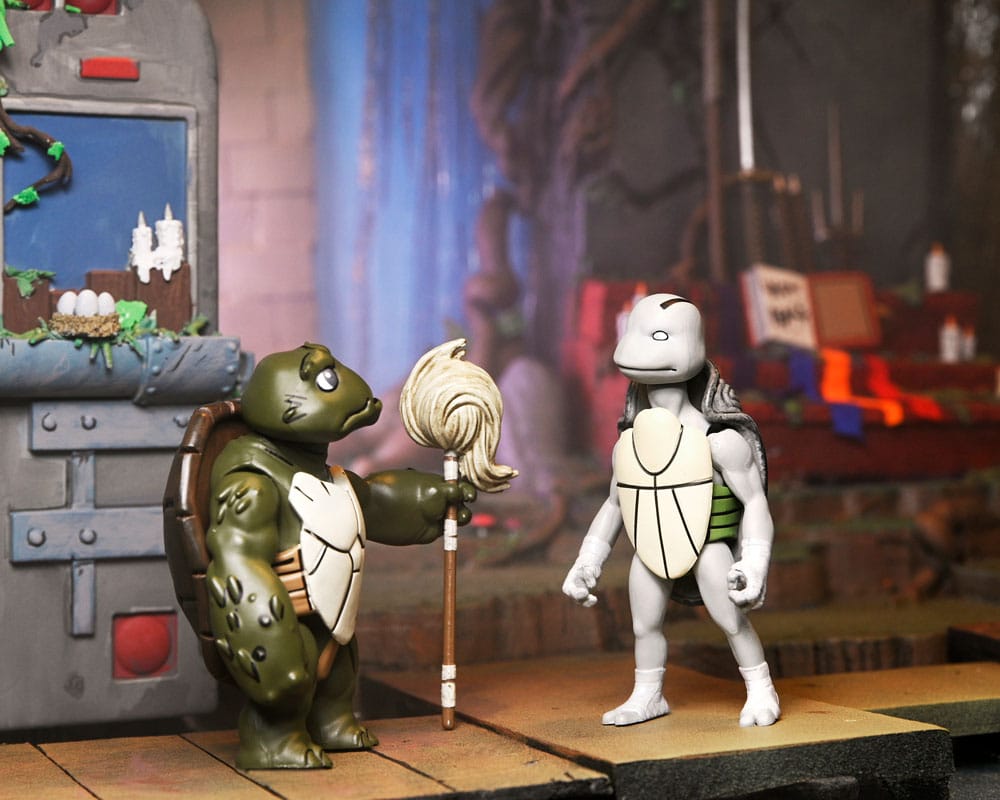 Teenage Mutant Ninja Turtles: The Last Ronin Action Figure Ultimate Casey Marie with Baby Odyn & Uno 17 cm