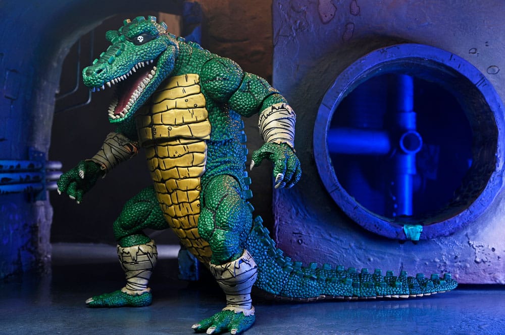 Teenage Mutant Ninja Turtles (Mirage Comics) Action Figure Leatherhead 21 cm - Damaged packaging