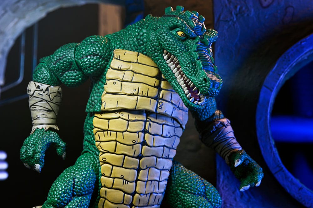 Teenage Mutant Ninja Turtles (Mirage Comics) Action Figure Leatherhead 21 cm - Damaged packaging