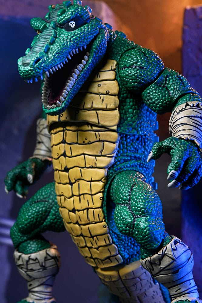 Teenage Mutant Ninja Turtles (Mirage Comics) Action Figure Leatherhead 21 cm - Damaged packaging