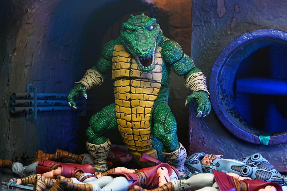 Teenage Mutant Ninja Turtles (Mirage Comics) Action Figure Leatherhead 21 cm - Damaged packaging