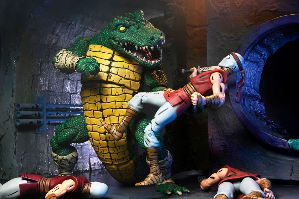 Teenage Mutant Ninja Turtles (Mirage Comics) Action Figure Leatherhead 21 cm - Damaged packaging