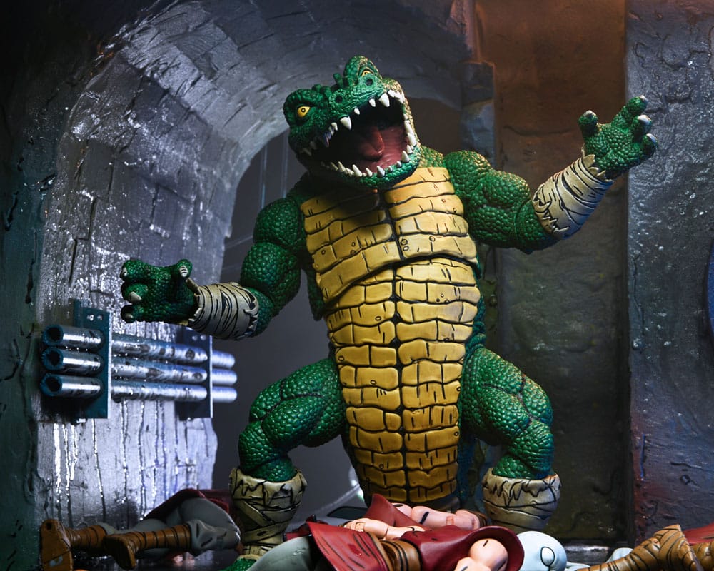 Teenage Mutant Ninja Turtles (Mirage Comics) Action Figure Leatherhead 21 cm - Damaged packaging