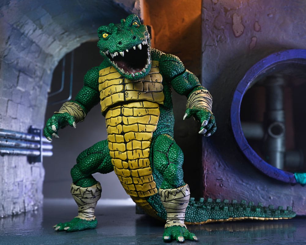 Teenage Mutant Ninja Turtles (Mirage Comics) Action Figure Leatherhead 21 cm - Damaged packaging
