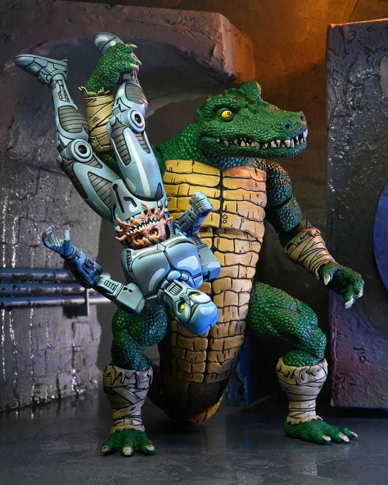Teenage Mutant Ninja Turtles (Mirage Comics) Action Figure Leatherhead 21 cm - Damaged packaging