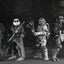 Universal Monsters x Teenage Mutant Ninja Turtles Action Figures 4-Pack Turtles Black &amp; White 18 cm