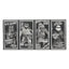 Universal Monsters x Teenage Mutant Ninja Turtles Action Figures 4-Pack Turtles Black &amp; White 18 cm