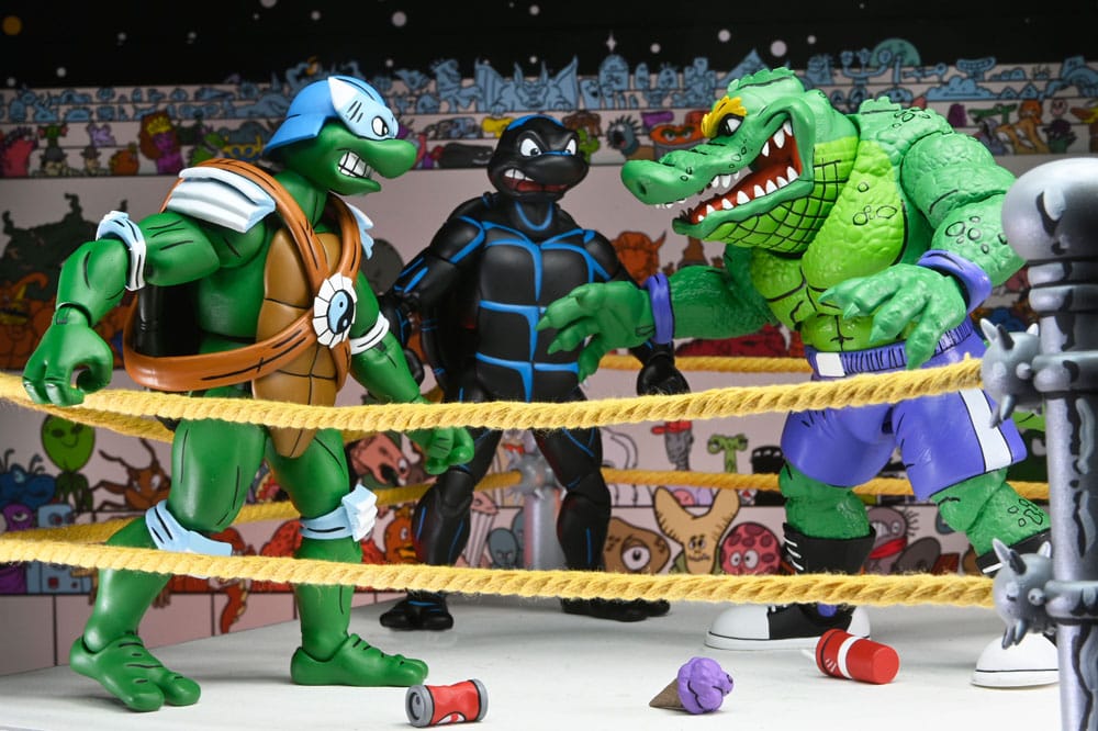 Teenage Mutant Ninja Turtles (Archie Comics) Action Figures 4-Pack Stump Wrestling Turtles 18 cm