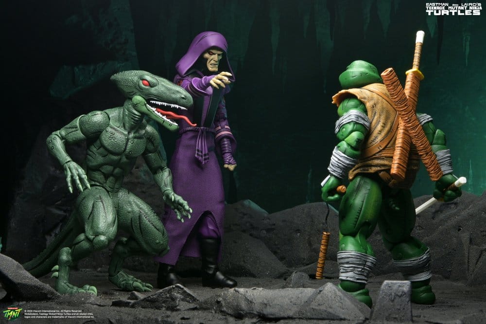 Teenage Mutant Ninja Turtles (Mirage Comics) Action Figure 2-Pack Daimyo Orkai & Raptor 18 cm