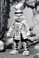 Usagi Yojimbo Action Figure Samurai Usagi Yojimbo (Black & White) 18 cm