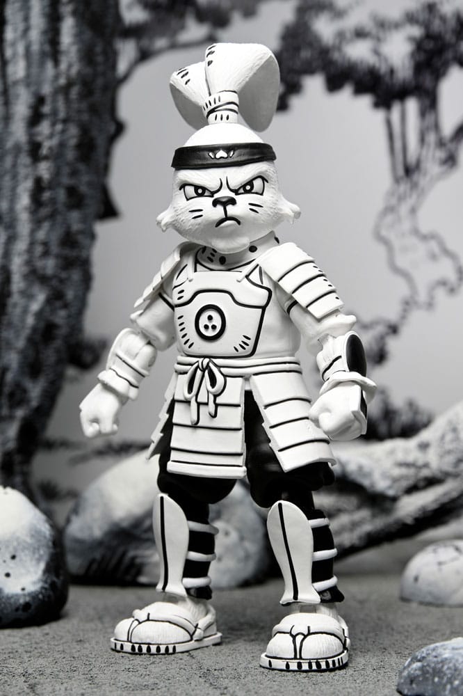 Usagi Yojimbo Action Figure Samurai Usagi Yojimbo Black & White Figure 18 cm - Damaged packaging
