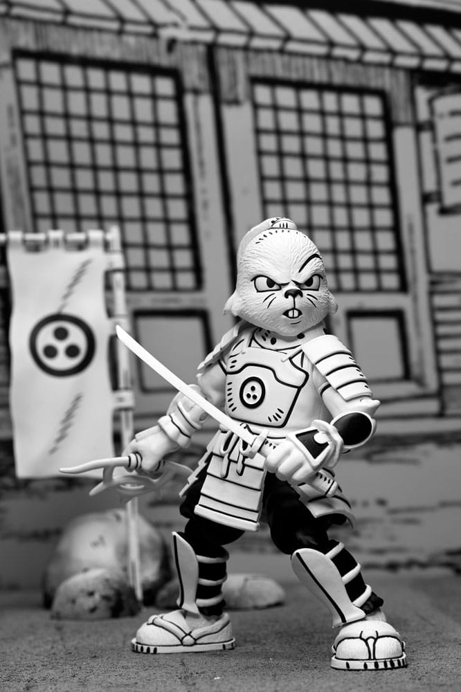 Usagi Yojimbo Action Figure Samurai Usagi Yojimbo Black & White Figure 18 cm - Damaged packaging