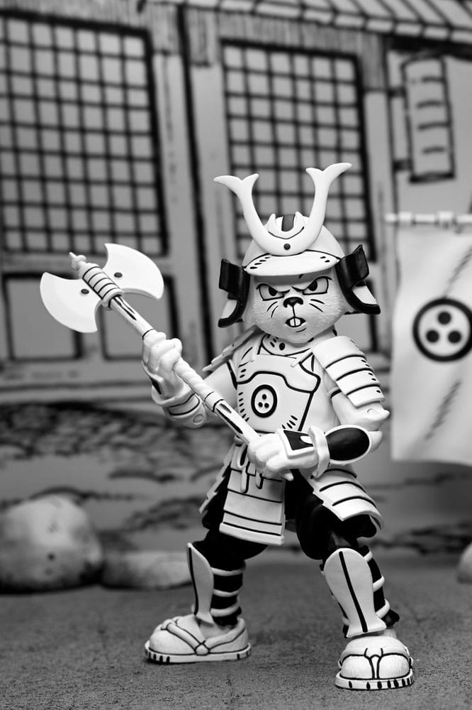 Usagi Yojimbo Action Figure Samurai Usagi Yojimbo Black & White Figure 18 cm - Damaged packaging
