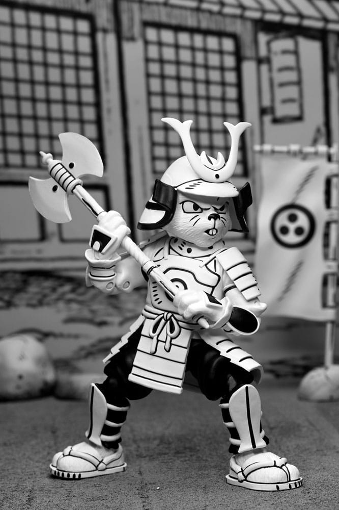 Usagi Yojimbo Action Figure Samurai Usagi Yojimbo Black & White Figure 18 cm - Damaged packaging