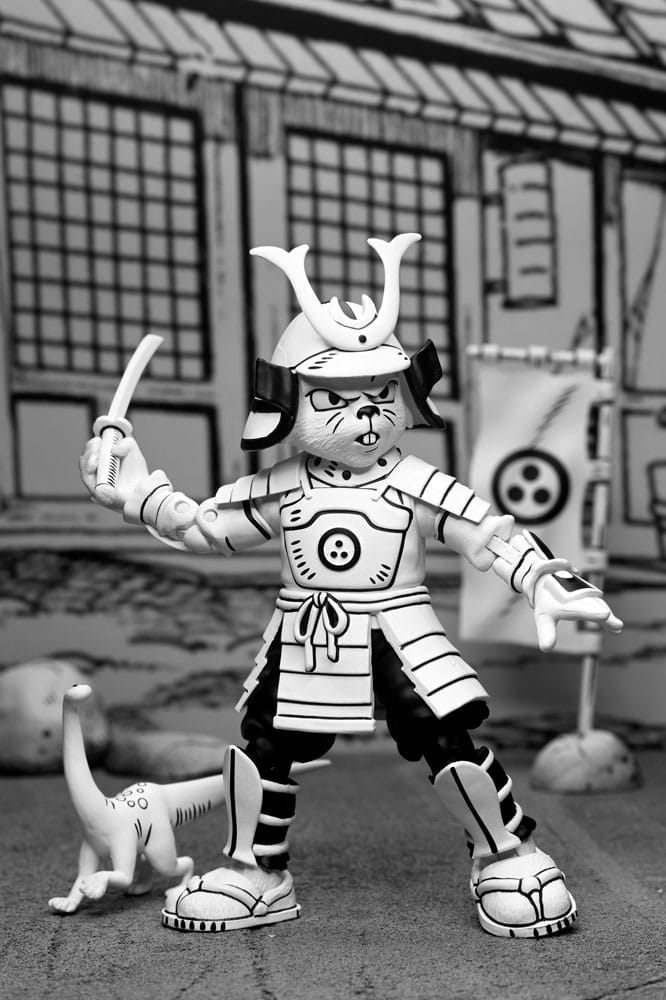 Usagi Yojimbo Action Figure Samurai Usagi Yojimbo Black & White Figure 18 cm - Damaged packaging