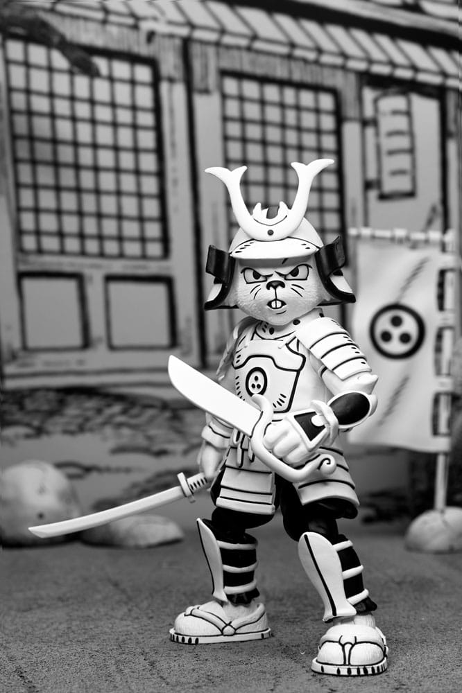Usagi Yojimbo Action Figure Samurai Usagi Yojimbo Black & White Figure 18 cm - Damaged packaging
