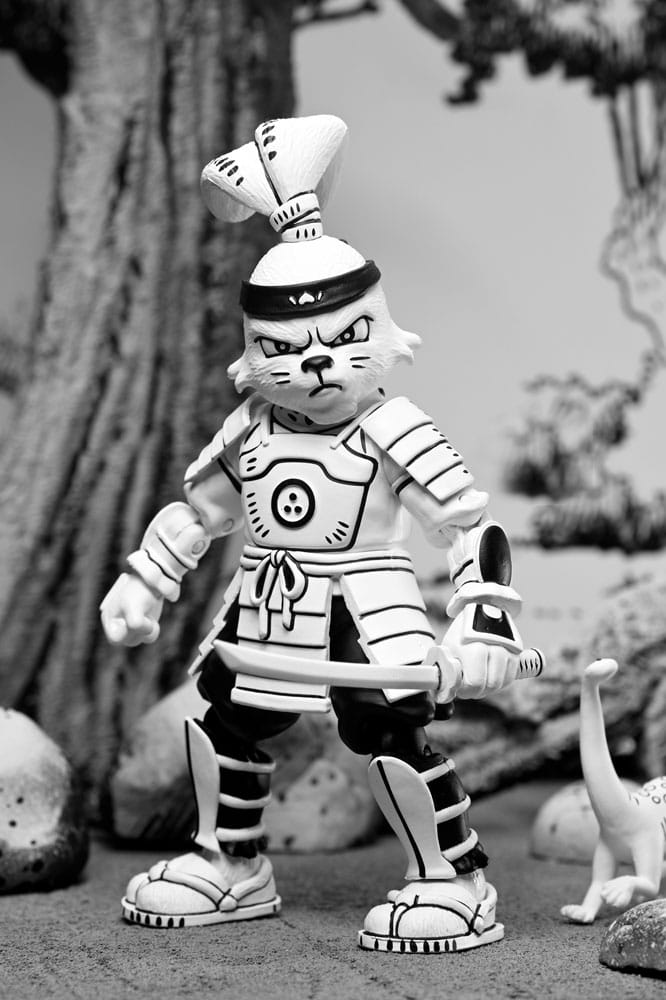 Usagi Yojimbo Action Figure Samurai Usagi Yojimbo Black & White Figure 18 cm - Damaged packaging