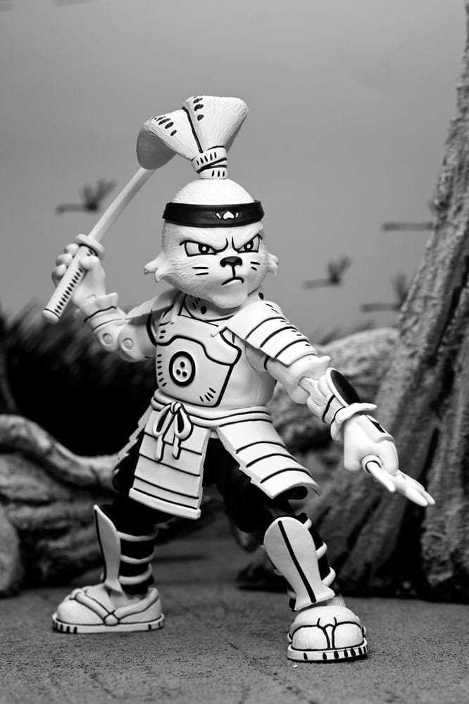 Usagi Yojimbo Action Figure Samurai Usagi Yojimbo Black & White Figure 18 cm - Damaged packaging