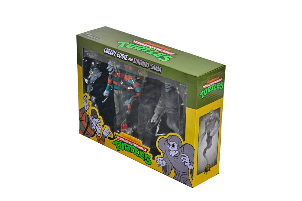 Teenage Mutant Ninja Turtles: Saturday Morning Adventures Action Figure 2-Pack Creepy Eddie & Shibano-Sama 17 cm