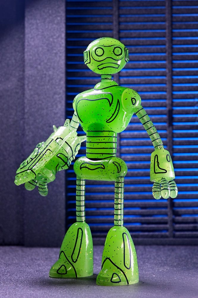 Teenage Mutant Ninja Turtles (Mirage Comics) Action Figure Transmat Fugitoid GID 18 cm