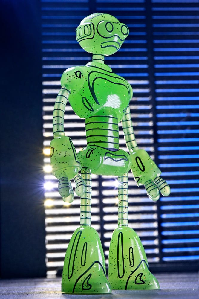 Teenage Mutant Ninja Turtles (Mirage Comics) Action Figure Transmat Fugitoid GID 18 cm - Damaged packaging