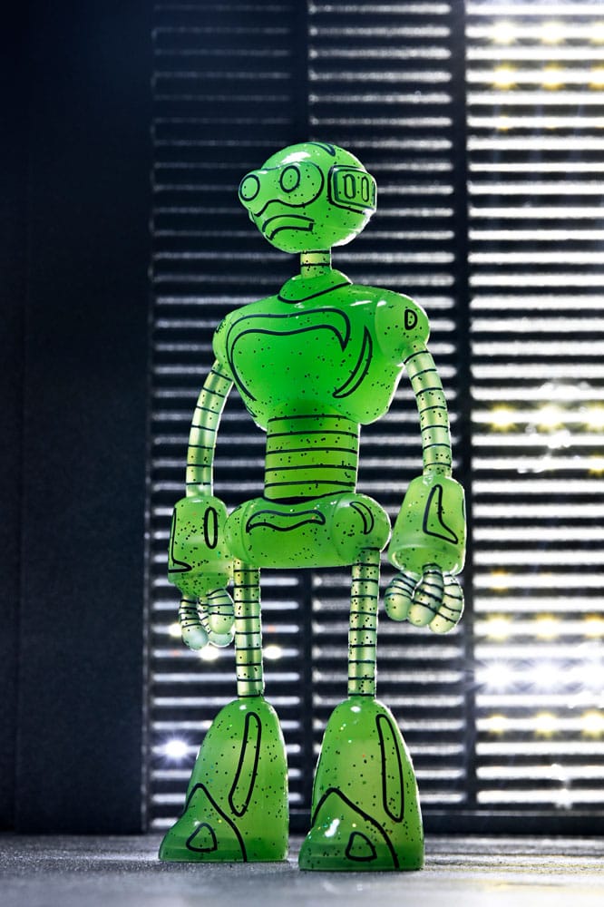 Teenage Mutant Ninja Turtles (Mirage Comics) Action Figure Transmat Fugitoid GID 18 cm